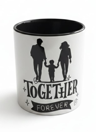 Căni personalizate - Cană personalizata cu mesaj ,,TOGETHER FOREVER''