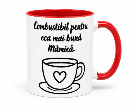 Cană personalizată – „Promovată la gradul de Mămică” [1]