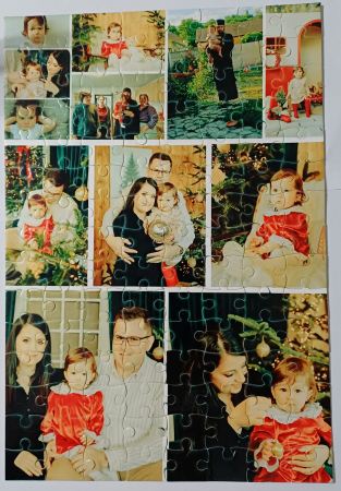 Puzzle carton - 120 piese - 29 x 20 cm - Personalizat [1]