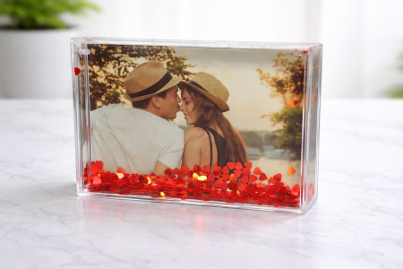 Produse personalizate - Rama foto cu apa în formă de dreptunghi