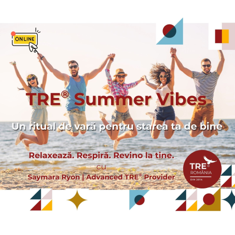 Grupuri de TRE® - TRE® Summer Vibes - Un ritual somatic de vară pentru starea ta de bine - online