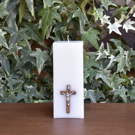 Lumânări religioase - Dreptunghi cu cruce