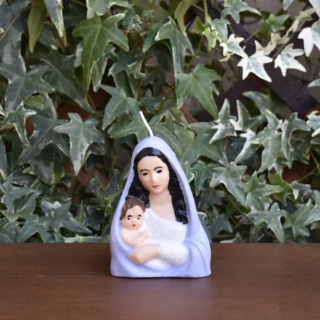 Lumânări religioase - Fecioara Maria 1_pictat
