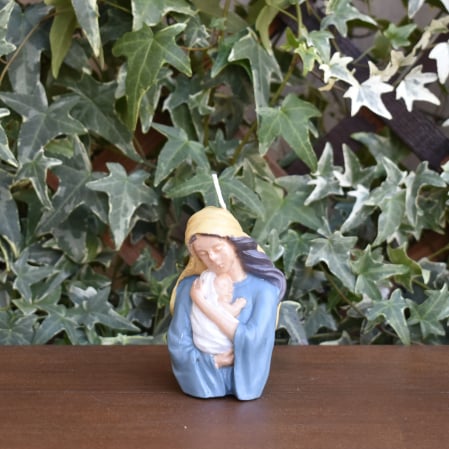 Lumânări religioase - Fecioara Maria 2_pictat