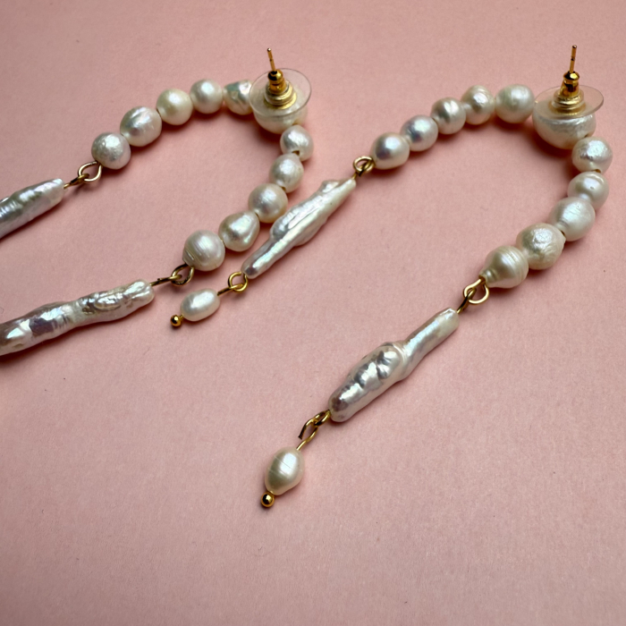 Cercei Pearl Arc Gold [3]