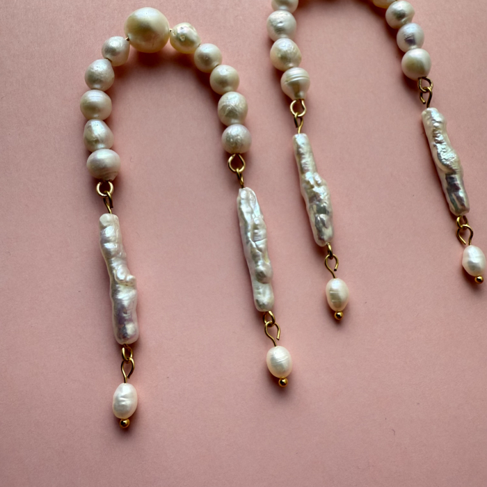 Cercei Pearl Arc Gold [2]