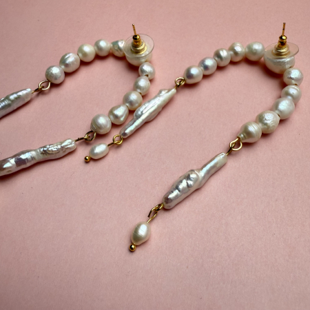 Cercei Pearl Arc Gold [2]