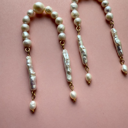 Cercei Pearl Arc Gold [1]