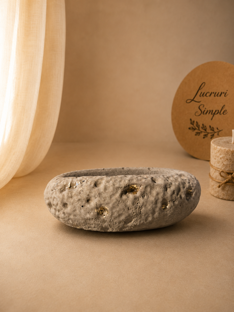 Scrumieră handmade din beton [2]