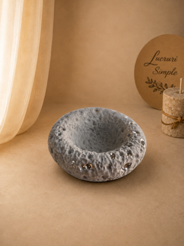 Decoratiuni pentru casa - Scrumieră handmade din beton