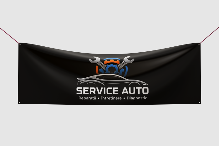 Banner Publicitar Personalizat (Tivit & Capse) | Outdoor / Indoor [2]