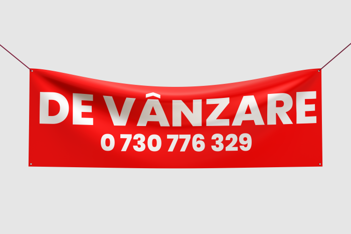 Banner Publicitar Personalizat (Tivit & Capse) | Outdoor / Indoor [4]