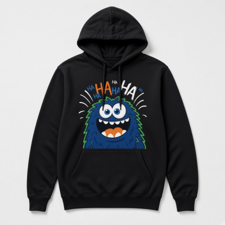 Hanorace Personalizate - Hanorac Personalizat "Laughing Monster HA HA HA"
