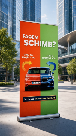 Tipografie - Roll-up Banner Personalizat