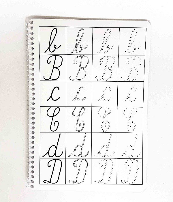 Caiet "Scrie-Șterge-Rescrie" Alfabet de mână [2]