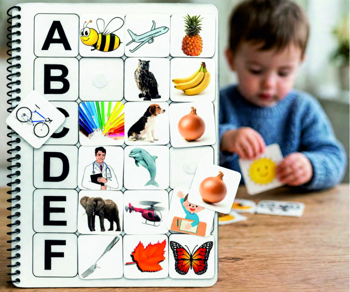 Caiet interactiv Alfabetul în imagini pentru copii [3]