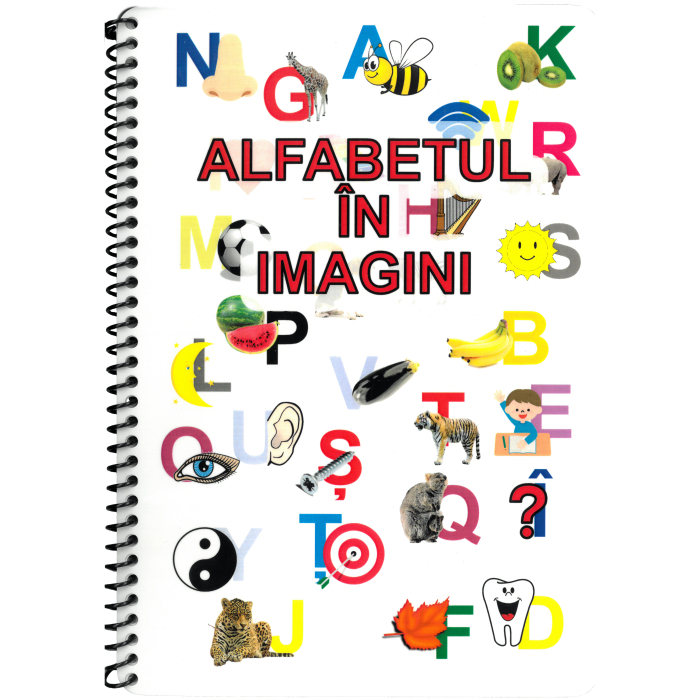 Caiet interactiv Alfabetul în imagini pentru copii [2]