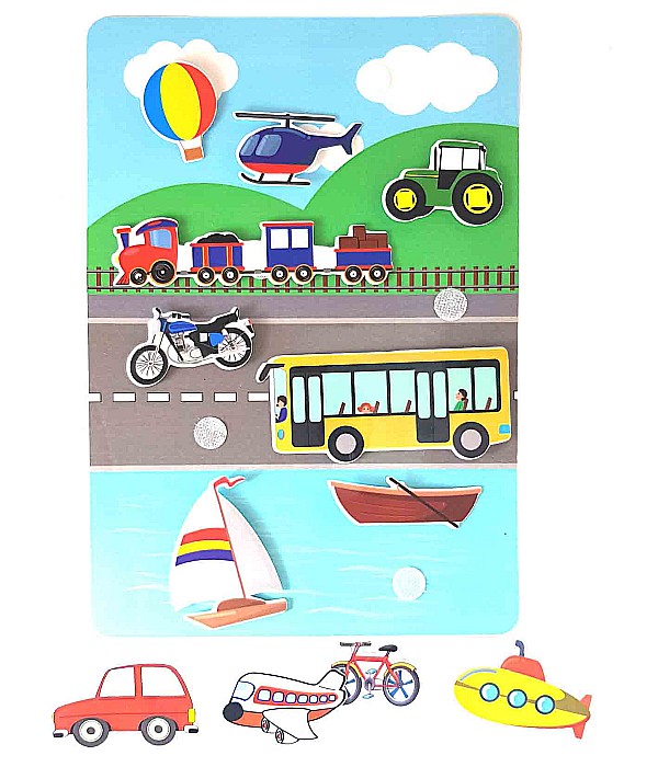 Planșă educativă - Mijloace de transport [2]