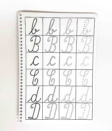 Caiet "Scrie-Șterge-Rescrie" Alfabet de mână [1]