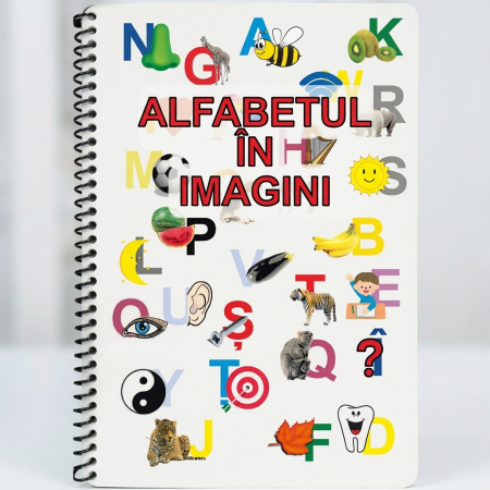 Diverse - Caiet interactiv Alfabetul în imagini pentru copii