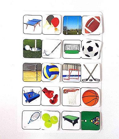 Produse educative - Planșă - Asocieri sport