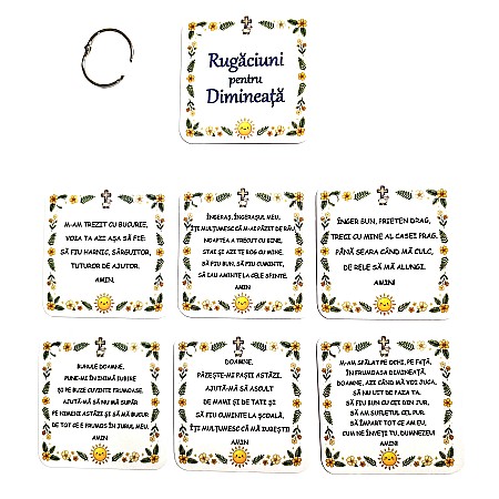 Rugăciuni pentru Dimineață – Set 18 Cartonașe pentru Copii [3]