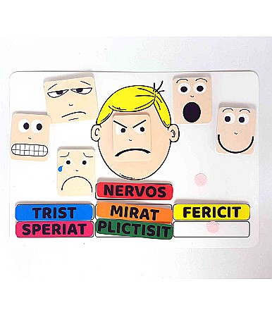 Planșă - Expresiile feței (băiat) [1]