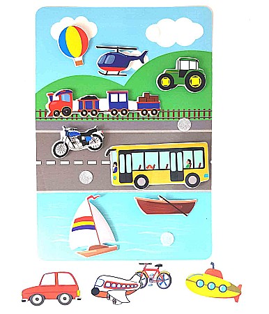 Planșă educativă - Mijloace de transport [1]