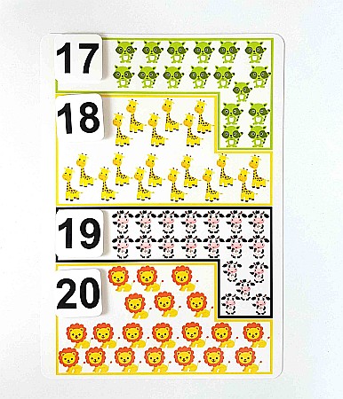 Produse educative - Planșă - Numere 17-20
