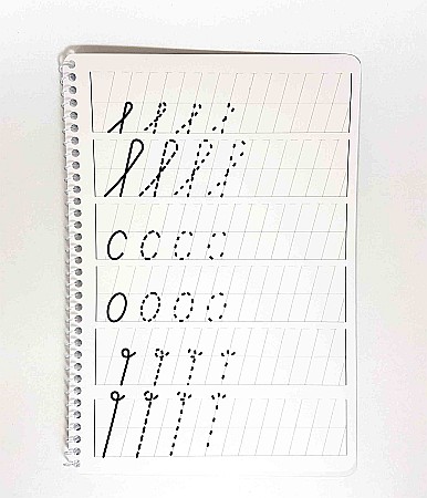 Caiet "Scrie-Șterge-Rescrie" Semne grafice [1]
