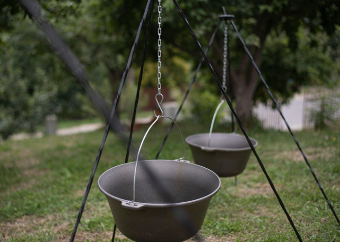 Ceaun Fonta 7-22 Litri cu Picioare de Fier [3]