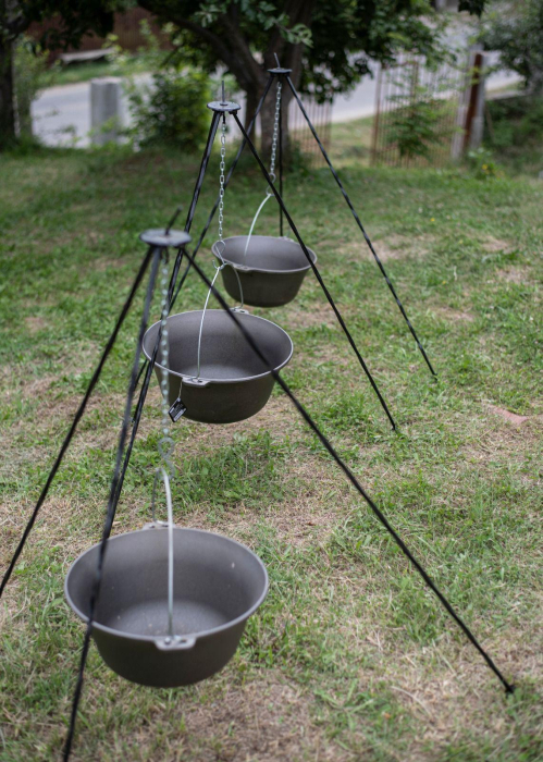 Ceaun Fonta 7-22 Litri cu Picioare de Fier [6]