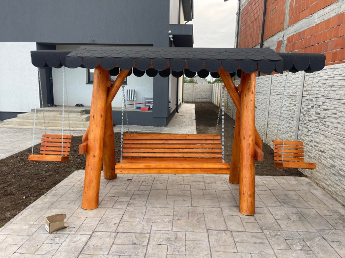 Leagan Lemn Masiv 2 Extensii Acoperis Sindrila Bituminoasa [7]