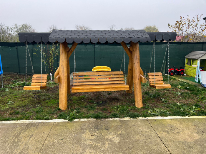 Leagan Lemn Masiv 2 Extensii Acoperis Sindrila Bituminoasa [4]