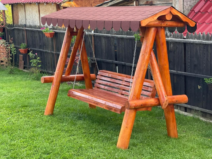 Leagan Lemn Masiv Simplu [5]