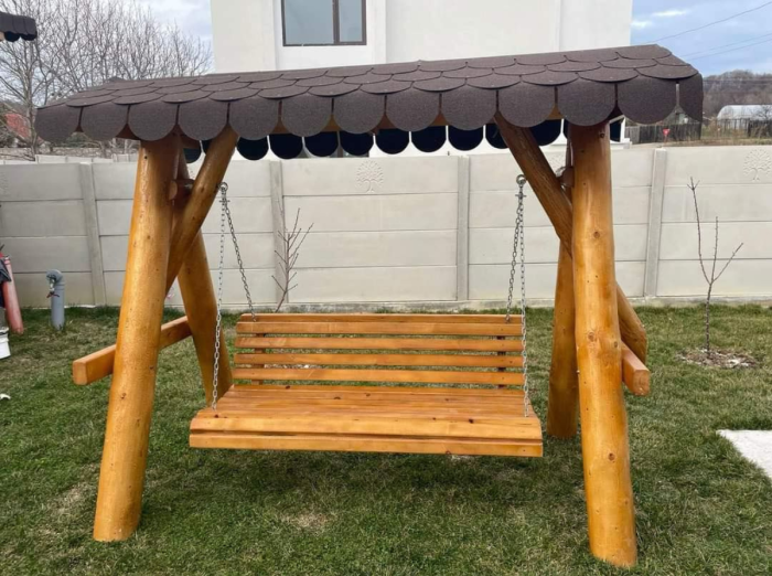 Leagan Lemn Masiv Simplu [2]