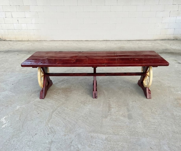 Masa Rustica Lemn Masiv 3 Metri [2]