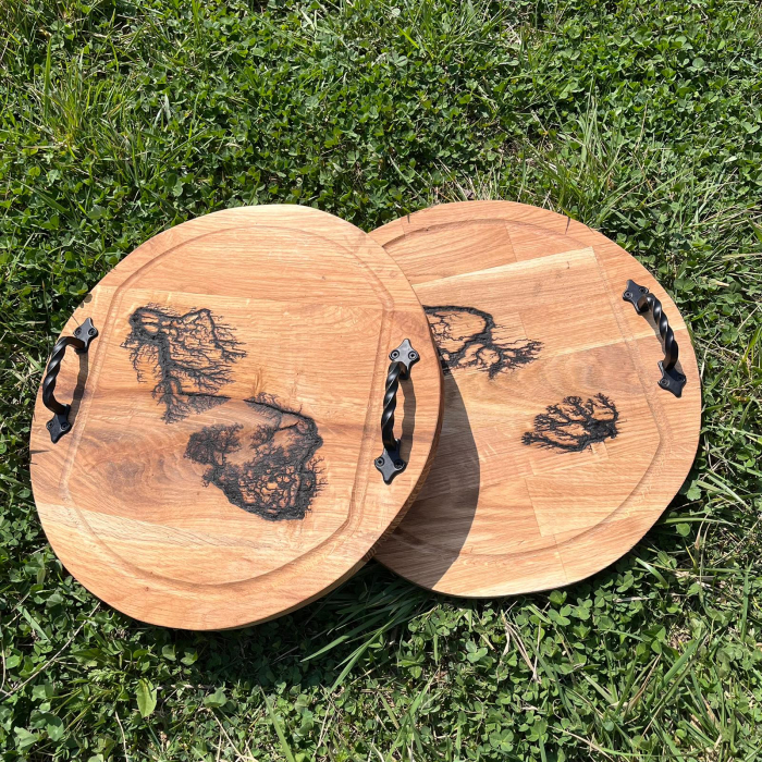 Platou Servire Lemn 40cm Diametru [2]