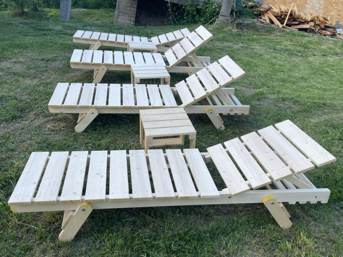 Sezlong Din Lemn Rasinoase [2]