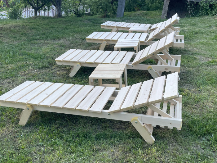 Sezlong Din Lemn Rasinoase [6]