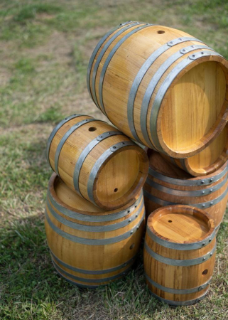 Butoaie Lemn - Butoi Salcam 4L-350L cu Suport Dop Robinet