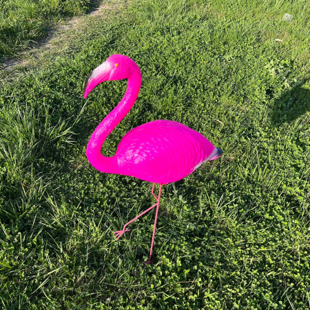 Flamingo Decorativ 70 cm Rezistent UV /Picioare de Fier [2]