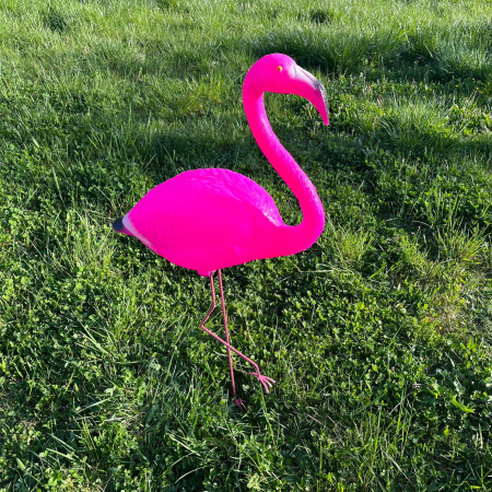 Decorațiuni grădină - Flamingo Decorativ 70 cm Rezistent UV /Picioare de Fier