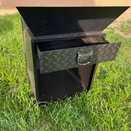Grătar Profesional cu Plită  65 cmX65cm / 1 cm Grosime [5]