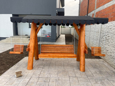 Leagan Lemn Masiv 2 Extensii Acoperis Sindrila Bituminoasa [6]