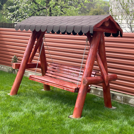 Leagan Lemn Masiv Simplu Acoperis Sindrila Bituminoasa [3]