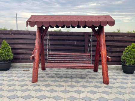 Leagan Lemn Masiv Simplu Acoperis Sindrila Bituminoasa [1]