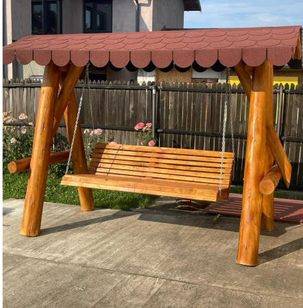 Leagan Lemn Masiv Simplu [2]