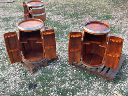 Mini-Bar Premium Model Butoi cu 2 Usi 95 Cm [4]