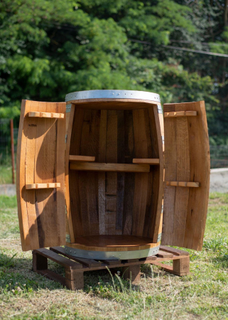 Mini-Bar Premium Model Butoi cu 2 Usi 95 Cm [3]